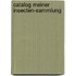 Catalog meiner Insecten-Sammlung