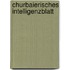 Churbaierisches Intelligenzblatt