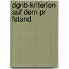 Dgnb-kriterien Auf Dem Pr Fstand by Arlett Daberkow