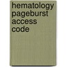 Hematology Pageburst Access Code by George A. Fritsma