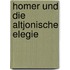 Homer und die altjonische Elegie