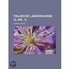 Italische Landeskunde (2, No. 1) by Heinrich Nissen