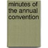 Minutes of the Annual Convention