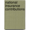 National Insurance Contributions by Sarah Bradford