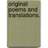 Original poems and translations.