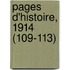 Pages D'Histoire, 1914 (109-113)