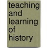 Teaching and learning of history door Charles Adabo Oppong