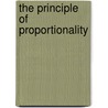 The Principle of Proportionality door Peter Hulsroj