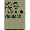 Answer Key for Treffpunkt Deutsch door E. Rosemarie Widmaier