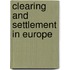 Clearing and Settlement in Europe