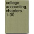 College Accounting, Chapters 1-30