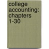 College Accounting: Chapters 1-30 by M. David Haddock