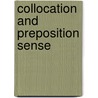 Collocation And Preposition Sense door Yoshihito Kamakura
