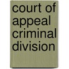 Court of Appeal Criminal Division door Alix Beldam