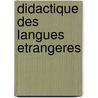Didactique Des Langues Etrangeres by Castelloti