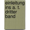 Einleitung Ins A. T. Dritter Band door Johann Gottfried Eichhorn