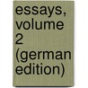 Essays, Volume 2 (German Edition) by Xaver Kraus Franz