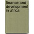 Finance and Development in Africa