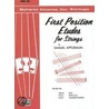 First Position Etudes for Strings door Samuel Applebaum