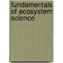 Fundamentals of Ecosystem Science