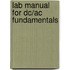 Lab Manual For Dc/ac Fundamentals