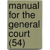 Manual for the General Court (54) door New Hampshire Dept of State