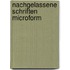 Nachgelassene Schriften microform