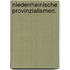 Niederrheinische Provinzialismen.