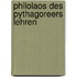 Philolaos des Pythagoreers Lehren