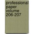 Professional Paper Volume 206-207