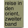 Reise in den Orient, Zweiter Band door Friedrich Wilhelm Hackländer