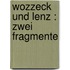 Wozzeck und Lenz : zwei fragmente