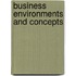 Business Environments And Concepts