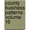 County Business Patterns Volume 16 door United States Bureau of the Census