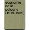 Economie de la Pologne (1919-1939) door David Krupka