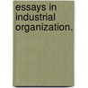 Essays in Industrial Organization. by Connan Snider