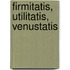 Firmitatis, Utilitatis, Venustatis