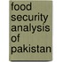 Food Security Analysis Of Pakistan