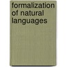 Formalization of Natural Languages by P. Kümmel