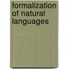 Formalization of Natural Languages door P. Kümmel