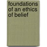 Foundations of an Ethics of Belief by Anne Meylan