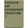 Horizons Set Component Resources 1 door John Smith