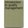Introduction to Quality Management by Greg Hutchins