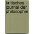 Kritisches Journal Der Philosophie