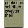 Poetische Schriften, Zweyter Theil door Justus Friedrich Wilhelm Zachariae