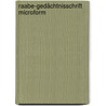 Raabe-Gedächtnisschrift microform door Goebel