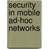 Security In Mobile Ad-Hoc Networks