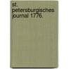 St. Petersburgisches Journal 1776. door Onbekend