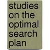 Studies on the Optimal Search Plan door Koji Iida