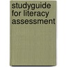 Studyguide for Literacy Assessment by J. David Cooper
